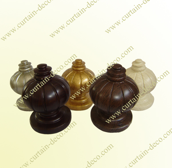 curtain rod finial